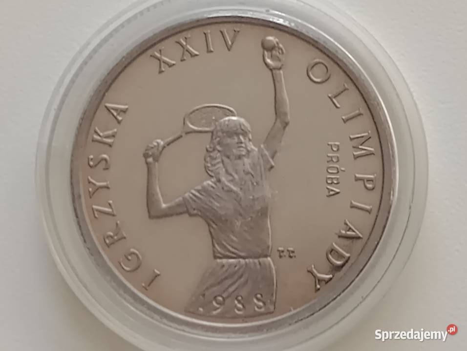 Moneta 200 1987r XXIV Igrzyska olimpijskie Próba Mosina