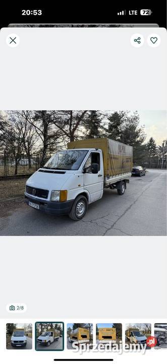Vw Crafter 25 Tdi 109 Koni Plandeka Burty Samochody dostawcze