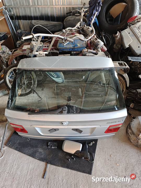 Sprzedam części BMW E46 klapa lusterko dwumasa wielkopolskie sprzedam