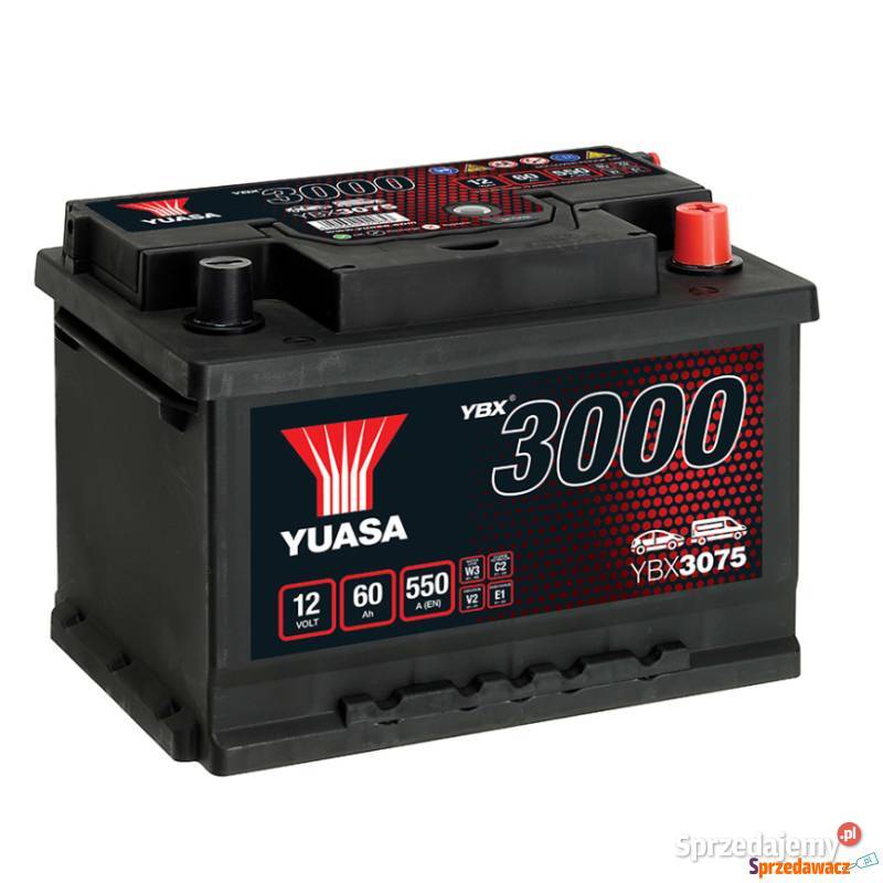 Akumulator 60Ah 550A Yuasa Standard 12V Prawy