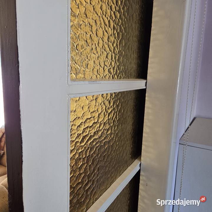 Stare drzwi przesuwne dwuskrzydłowe Poznań