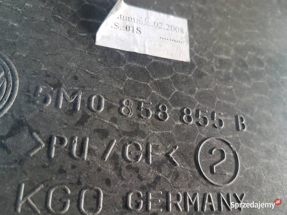 VW GOLF V PLUS VI PLUS PODLOGA BAGAZNIKA POLKA Rok produkcji 2009 wielkopolskie Turkowice