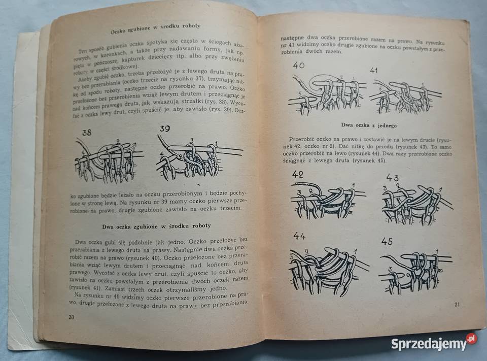 Helena Gawrońska Roboty na drutach LSW 1963 r sprzedam