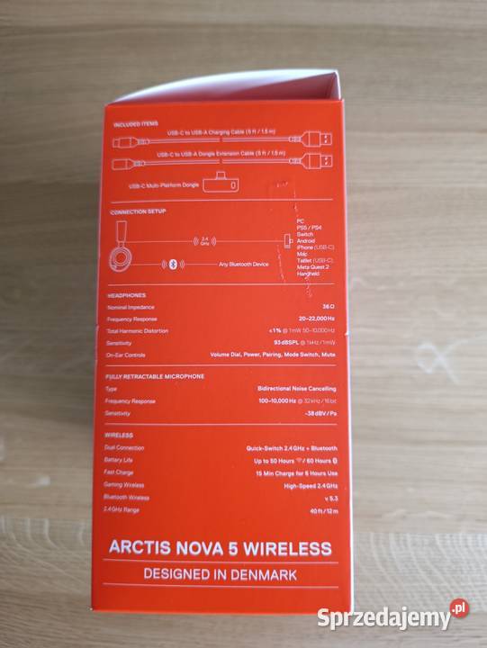 Słuchawki gamingowe steelseries arctis nowa 5 Radostowice