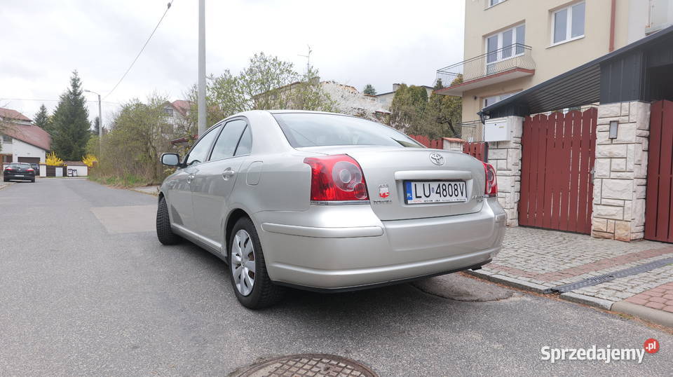 Toyota Avensis 2008 r Sedan lubelskie Lublin sprzedam