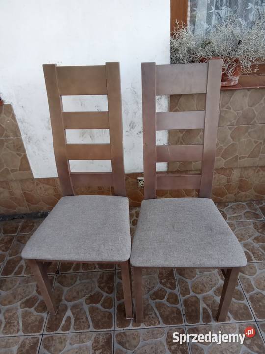 Sprzedam Krzesła Pokojowe Dwa Sztuki Okazja Golub-Dobrzyń