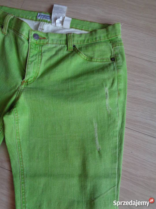 spodnie limonkowe Spodnie pomorskie Gdańsk