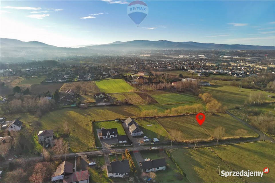 Duża działka usługowa w Komorowicach Krakowskich Bielsko-Biała