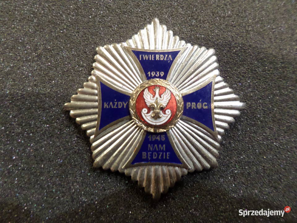 Harcerski Konspiracyjny Złoty Krzyż z Gwiazdą wielkopolskie Poznań