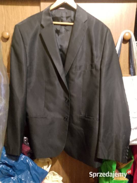 Garnitur męski czarny rozmiar 182112100 Rozmiar XL Pozostałe Zamość sprzedam