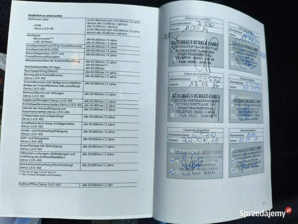 Toyota Avensis Kamera ks serwisowa ładny III lubelskie