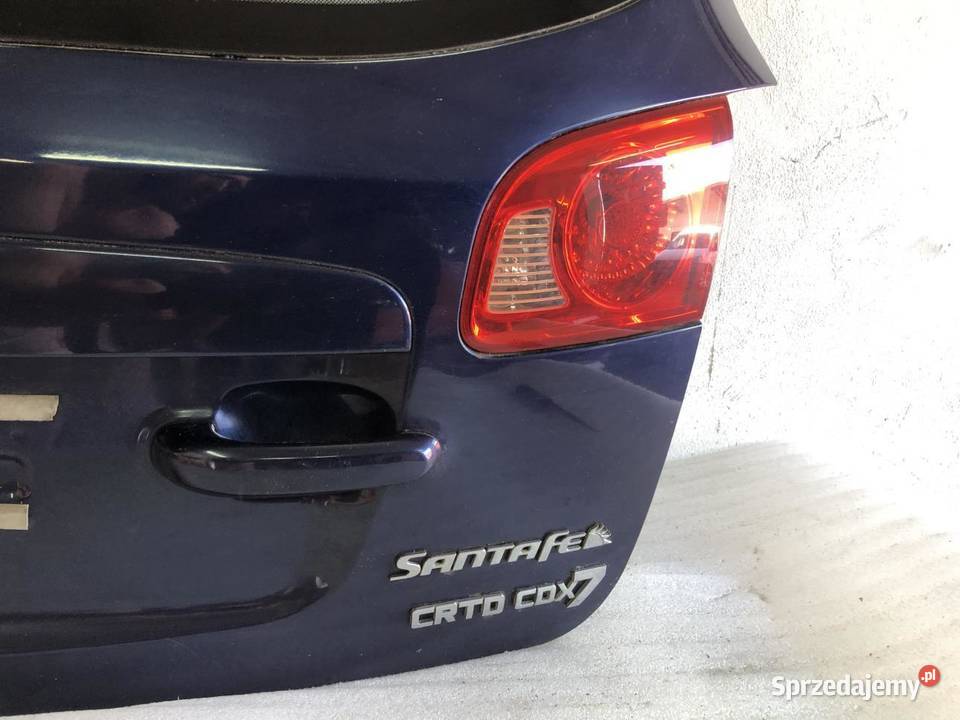 KLAPA BAGAŻNIKA KOMPLETNA HYUNDAI SANTA FE II