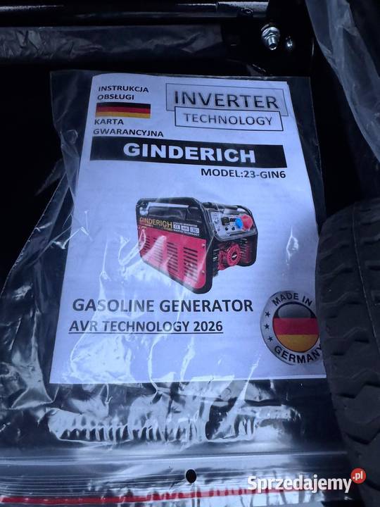 Agregat Ginderich Generatory małopolskie Nowy Sącz