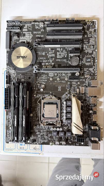 Płyta główna Asus procesor Pentium i7 Ram