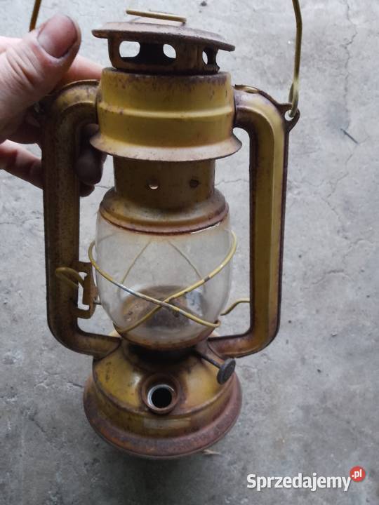 Lampa naftowa zabytkowa Tuchorza