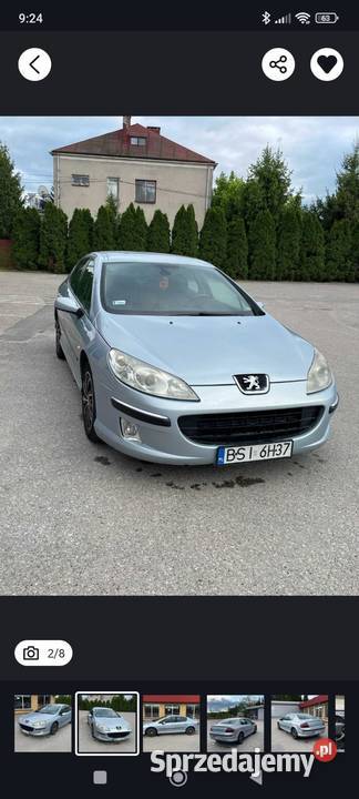 Peugeot 407 20hdi Peugeot podlaskie Łomża