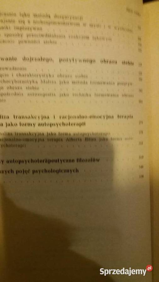 Autopsychoterapia Siek książki unikatowe