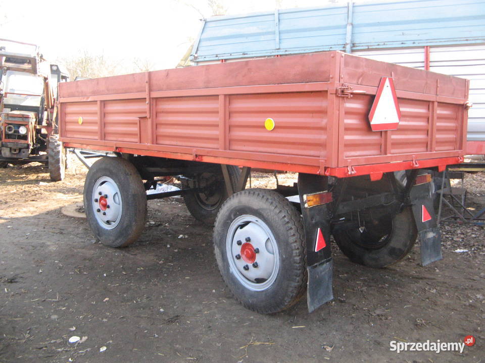 przyczepa d35 sztywna ładna podłoga i burty Ryki sprzedam