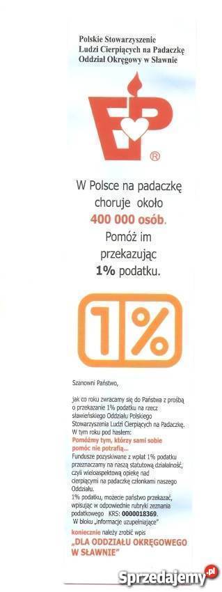 ZAKŁADKA DO KSIĄŻEK PSLCNP SŁAWNO ZAUWAŻ MNIE Koszalin