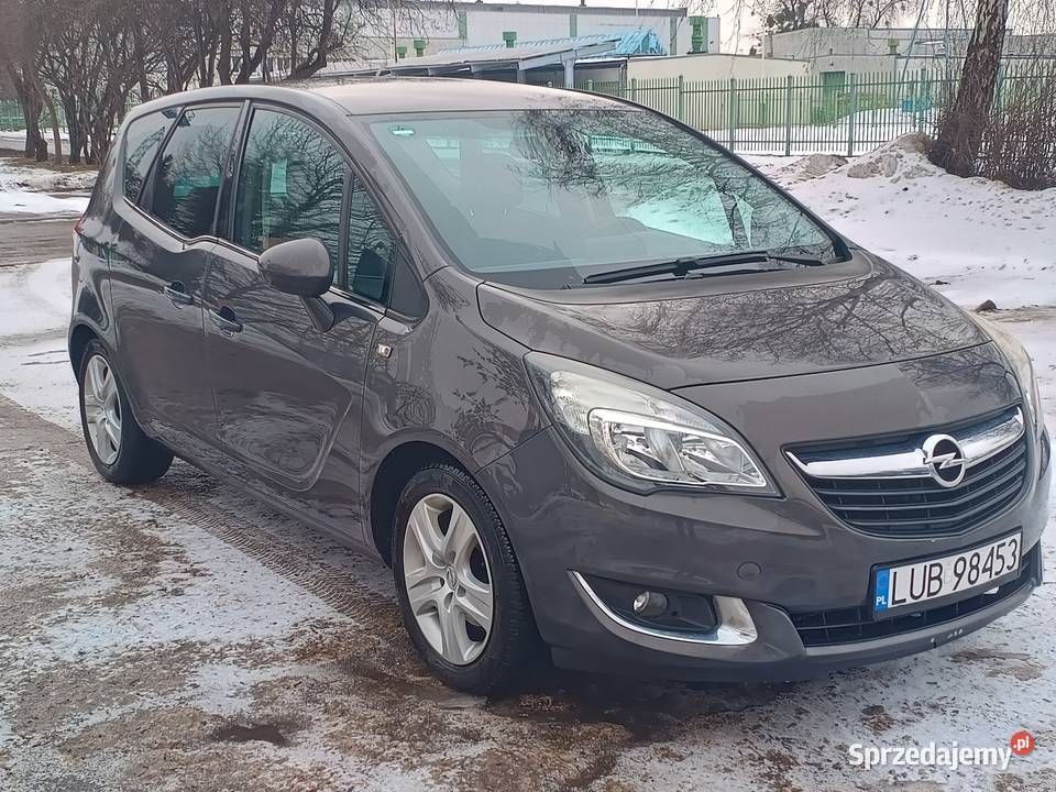 Opel Meriva 14 Turbo 2014 LPG STAG 072025 Nowe elektrochrom. lusterko wst. Lublin