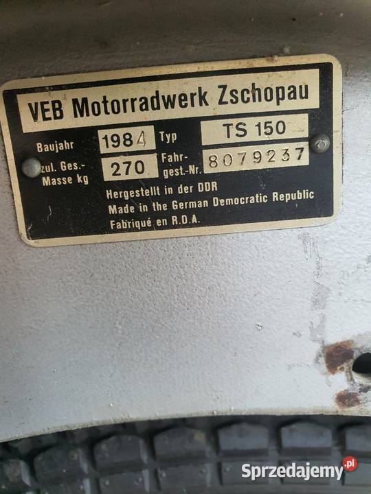 MZ te 150 Motocykle, skutery, quady Dębica