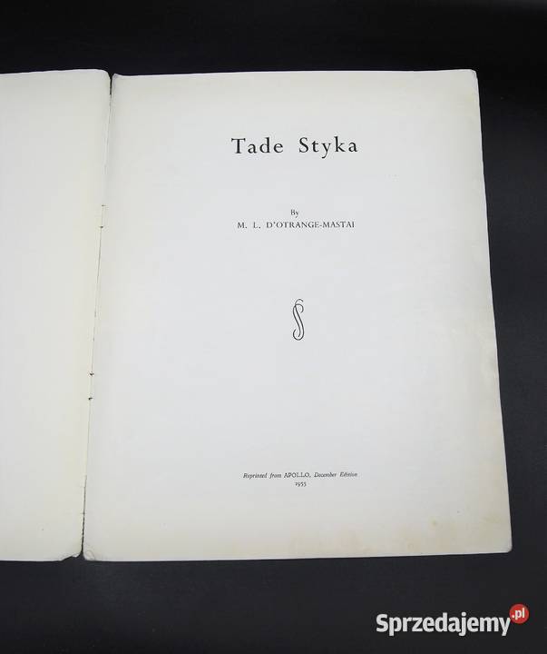 Tadeusz Styka 18891954 obraz Adonis olej Poznań