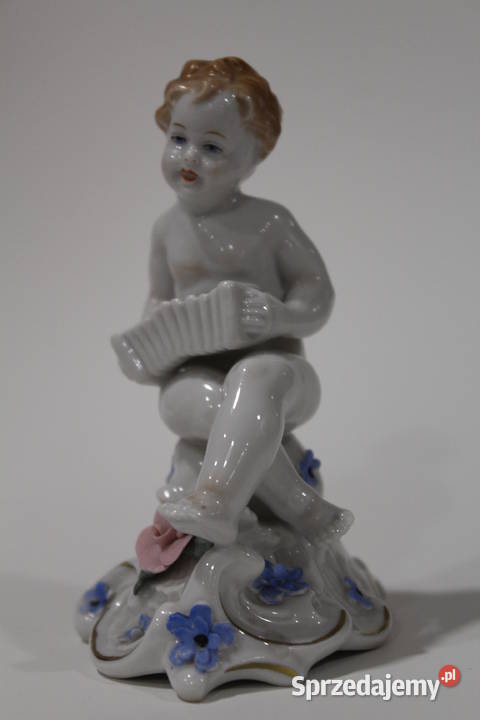 Figurka Wallendorf Chłopiec z harmonijką 796 zachodniopomorskie Szczecin