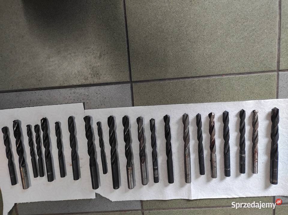 Wiertła do metalu ze stali HSS z chwytem Ostrowiec Świętokrzyski sprzedam