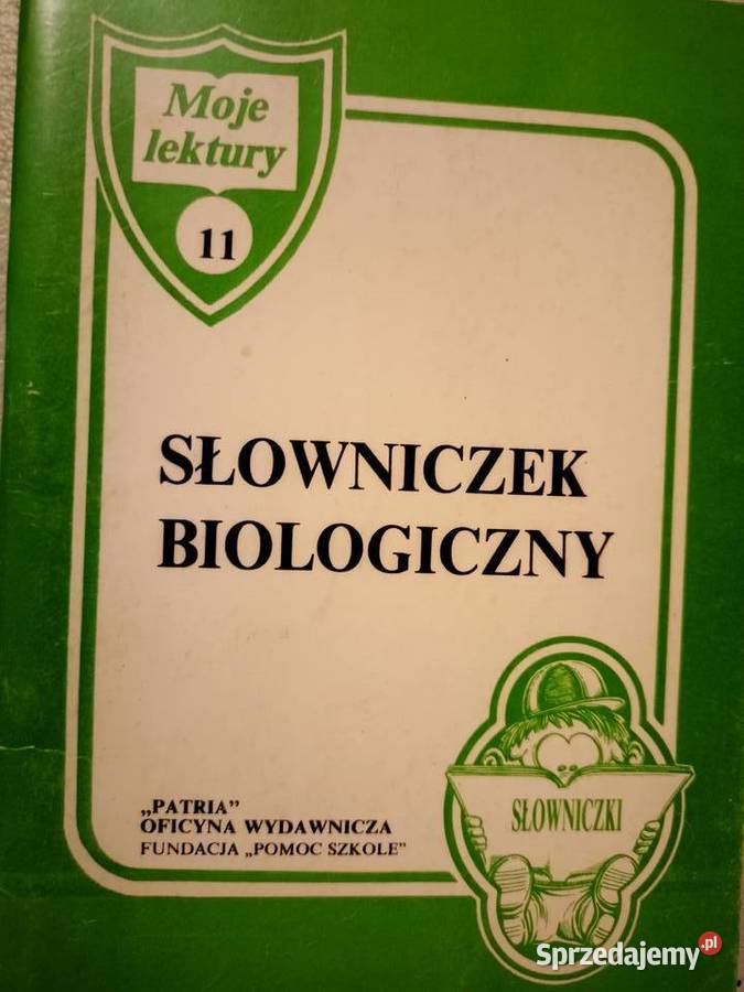 Słowniczek biologiczny księgarnia Praga miękka Warszawa