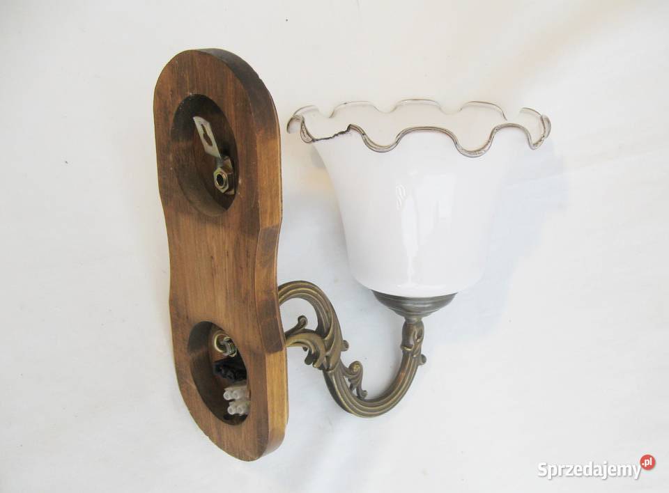 kinkiet mosiądz III Szczecinek sprzedam