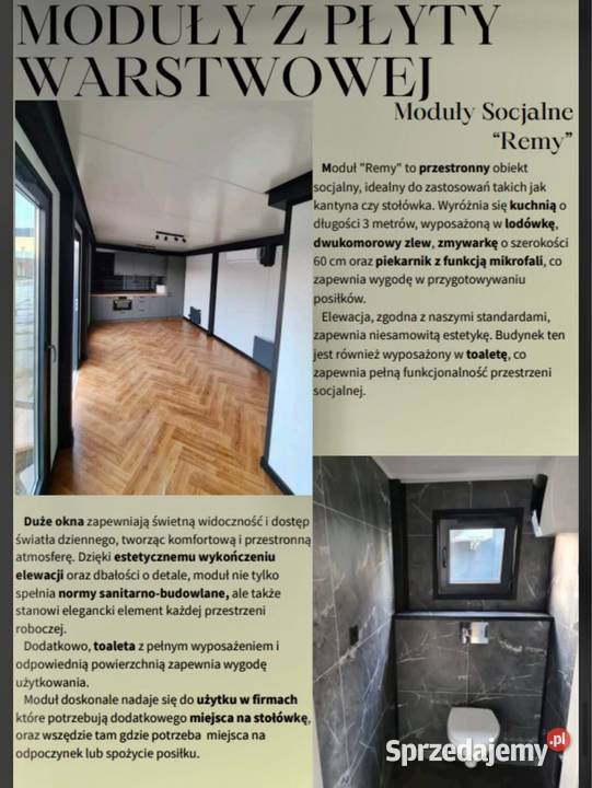 Na sprzedaż dom modułowy Łódź