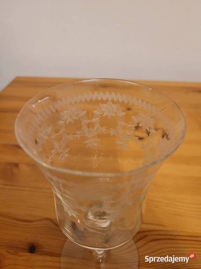 Kryształowe kieliszki do wina szampana stare Brwinów sprzedam