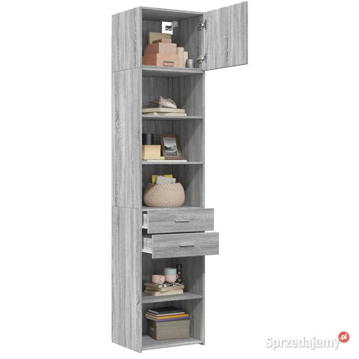 Wąska szafka szary dąb sonoma 50x425x225 Warszawa