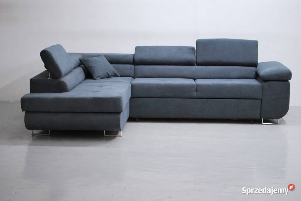SAS DESIGN NOWOCZESNY NAROŻNIK funkcja spania Poznań