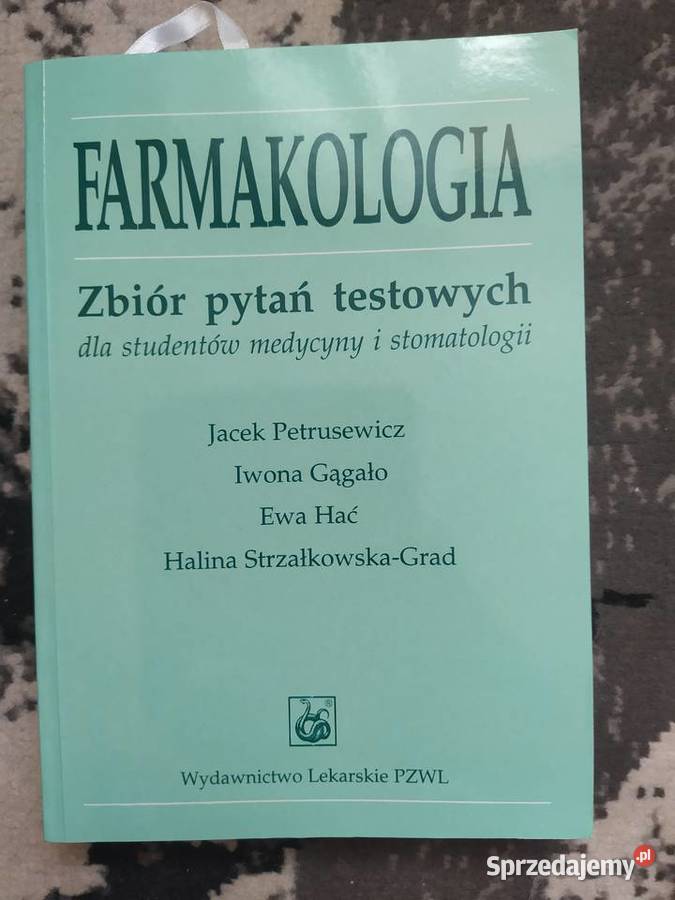 Farmakologia Zbiór pytań testowych studentów