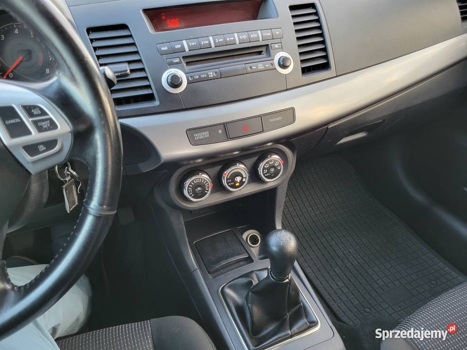 Mitsubishi Lancer 18 Mitec 2010 salon Polska Rok produkcji 2010 podkarpackie Krosno