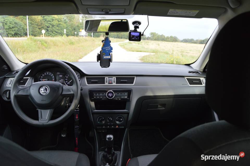 SKODA RAPID SPACEBACK 14 TDI CR 2015r klimatyzacja dolnośląskie Długołęka