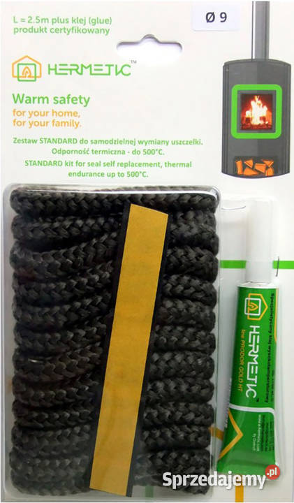 USZCZELKA NAPRAWCZA SZNUR DO KOMINKA PIECA 9mm Tarnów sprzedam