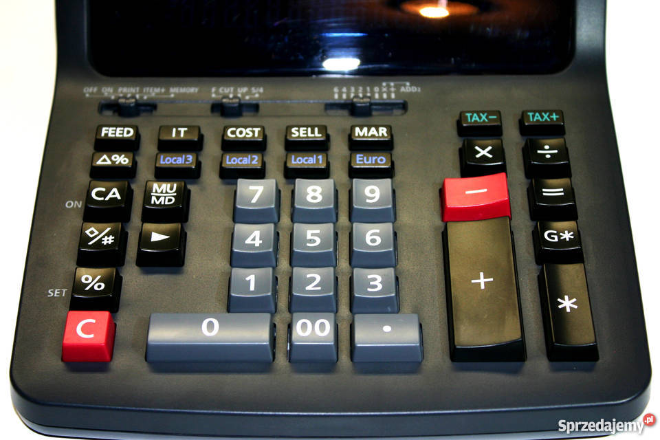 Kalkulator z drukarką CASIO FR620TEC TAX VAT BAJERA!!! Rawicz