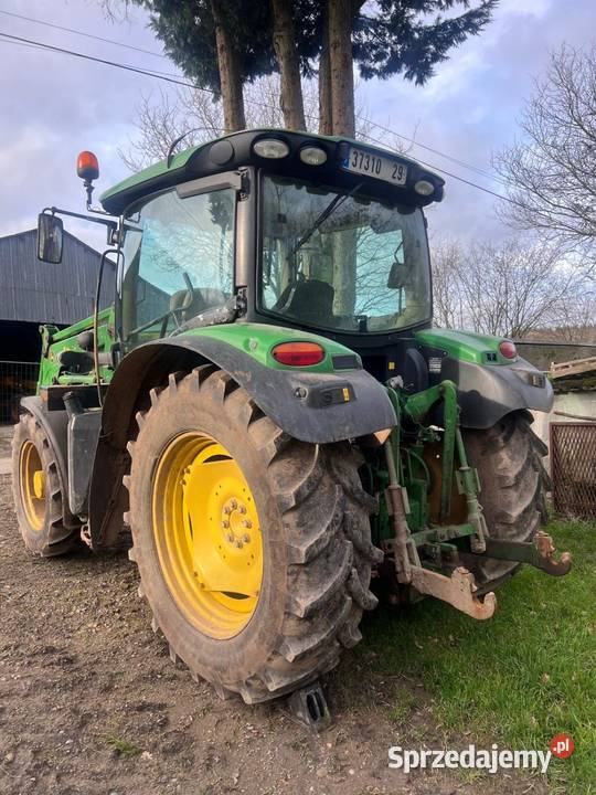 John Deere 6115r 14 r Z Turem JD H 340 moc 115 4 John Deere sprzedam