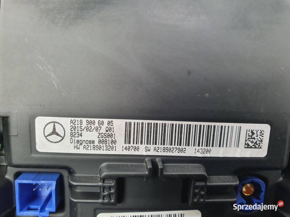 WYŚWIETLACZ PANEL MERCEDES CLS 400 W218 Lipno