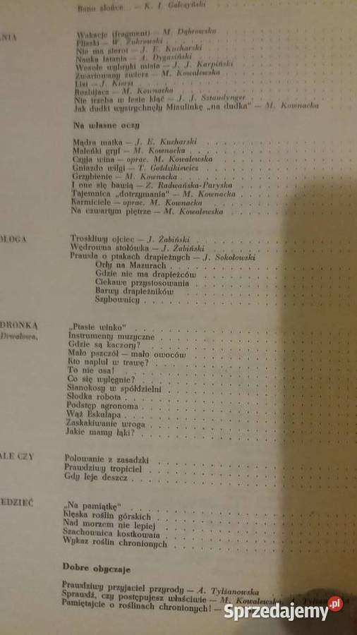 Głos przyrody T 1 Wiosna lato prezent edukacja 1 mazowieckie Warszawa sprzedam