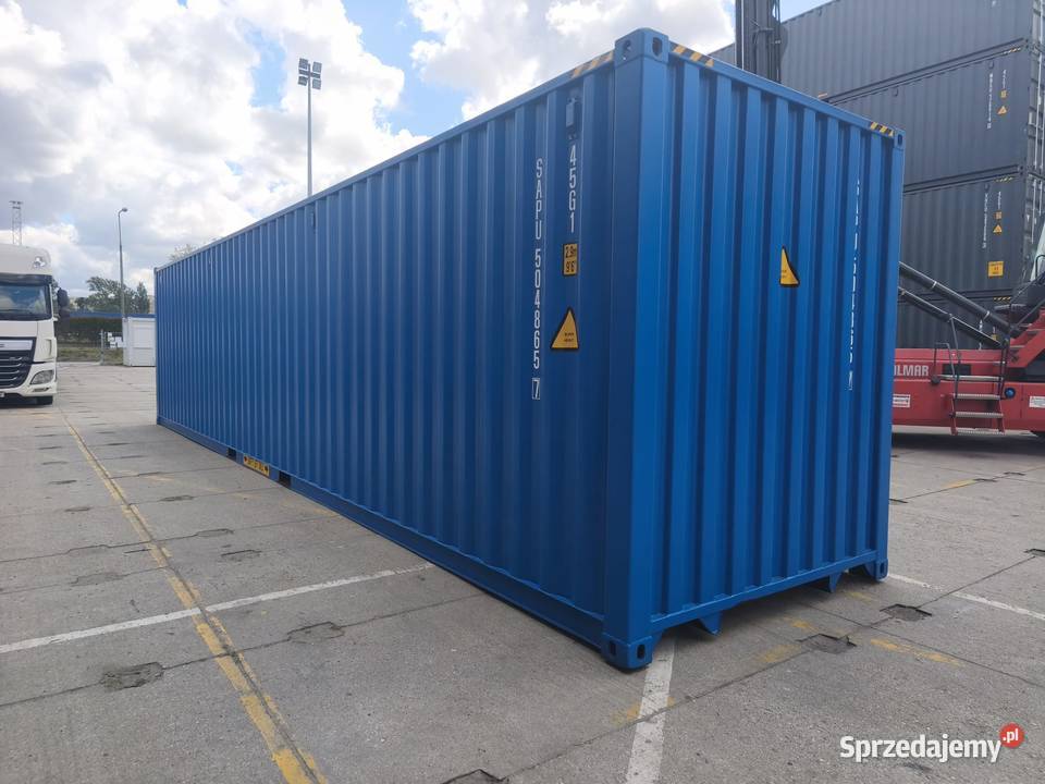 Kontener morski 12 metrowy 40 HC OneWay nowy Magazynowanie Nasielsk