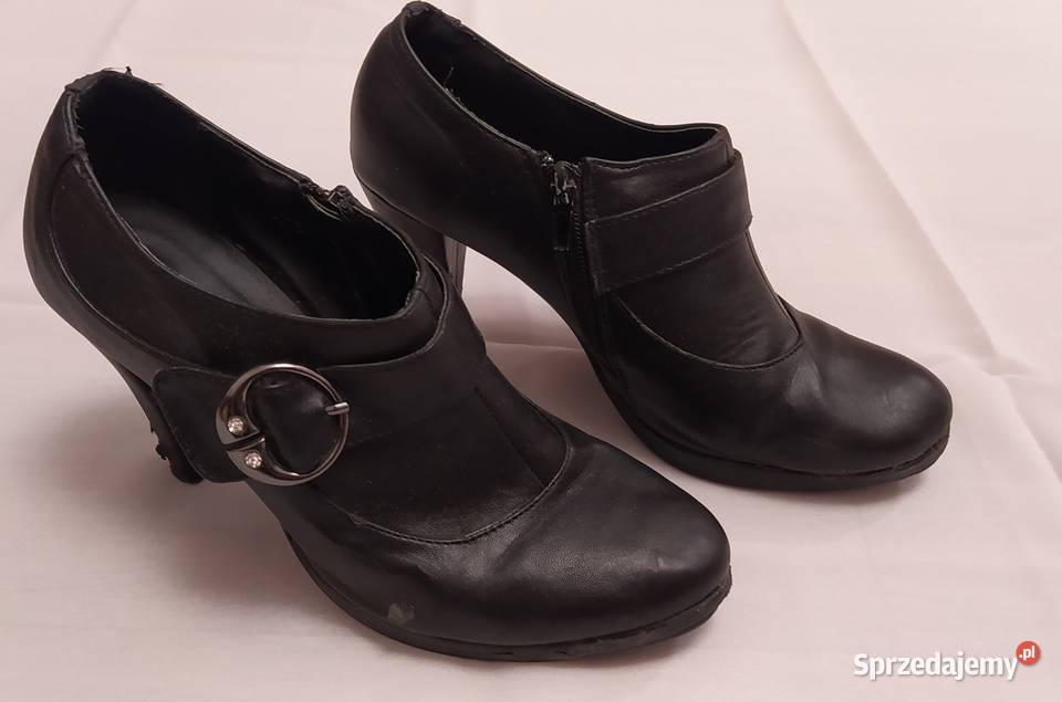 Botki damskie na obcasie rozmiar 38