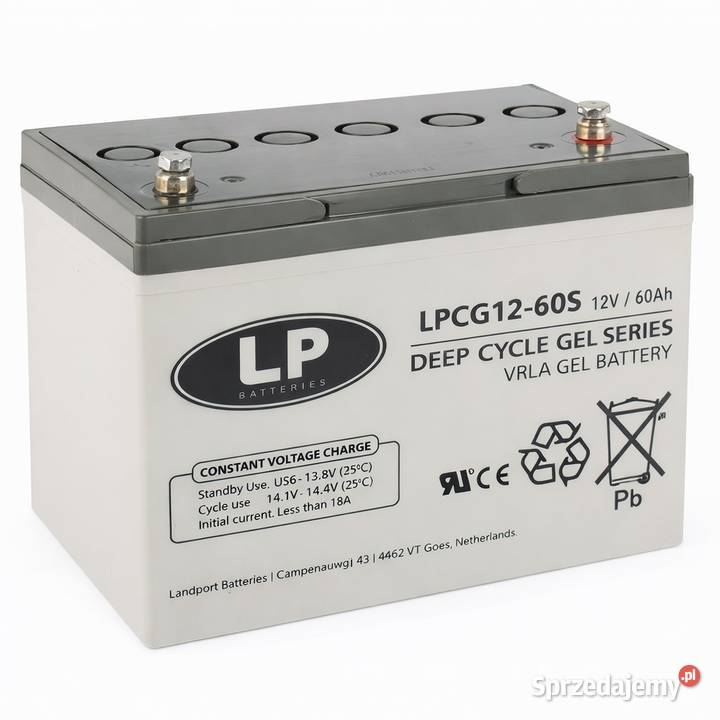 AKUMULATOR ŻELOWY LP DEEP CYCLE seria LPCG60 Tarnowskie Góry