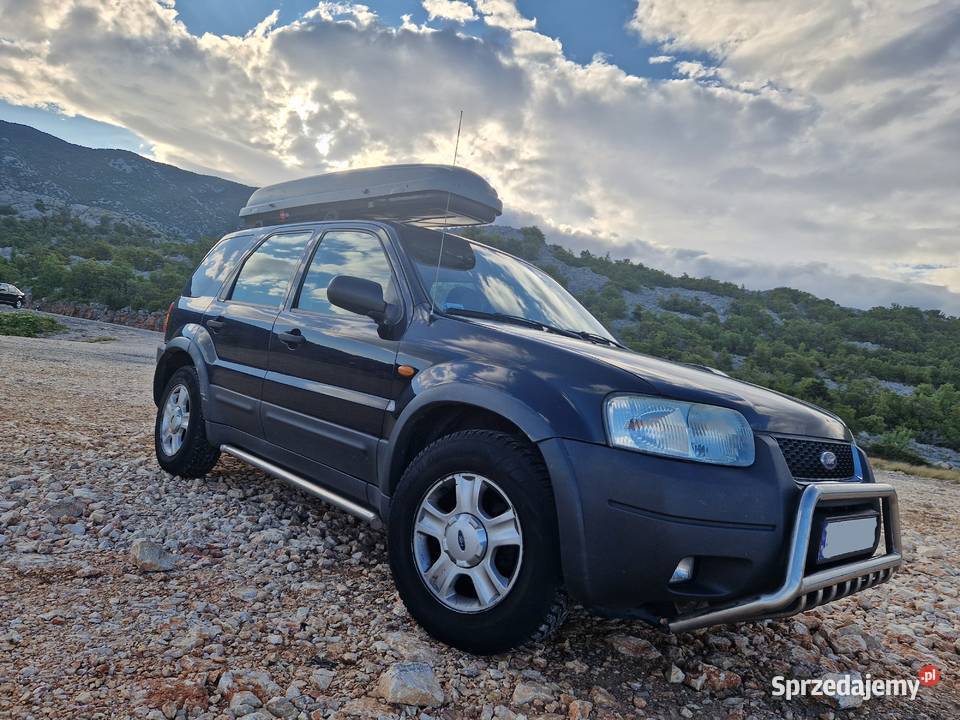 Czarny Ford Maverick 20 LPG 2003 Klima Czarne Ciechocinek