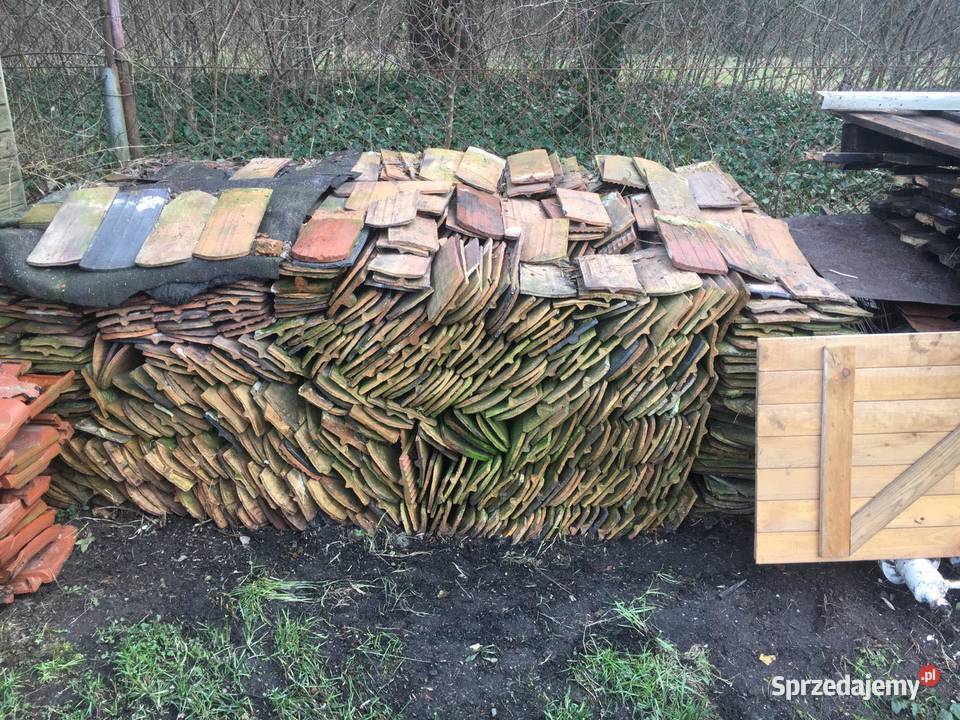 dachówka karpiówka poniemiecka 1500 st 100zl lubuskie Trzciel