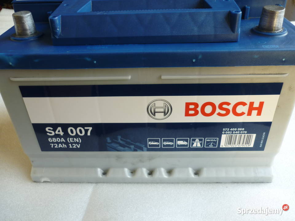 Akumulator BOSCH S4 72AH 680A używany stan wielkopolskie Szczodrochowo sprzedam