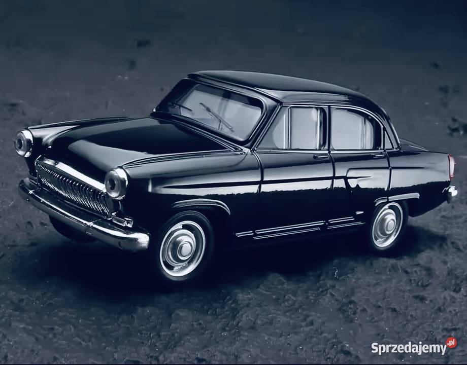Czarna Volga GAZ21 klasyczny model samochodu do Grupa