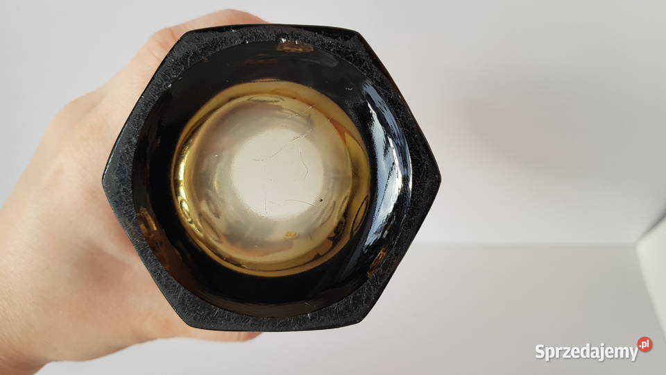 Wazon Woda Sodowa Ząbkowice kolorowe szkło PRL Dąbrowa Górnicza